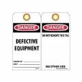 Danger Defective Equipment